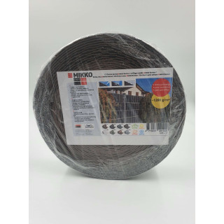 Tvoros juosta MIKKO Rattan 4,75cm x 12,75m, grafitas MK-03