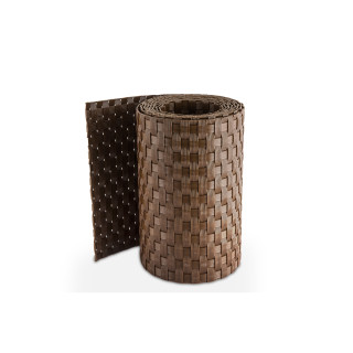 Tvoros juosta MIKKO Rattan 19cm x 12,75m, ruda MK-01