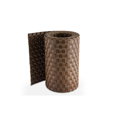 Tvoros juosta MIKKO Rattan 19cm x 12,75m, ruda MK-01