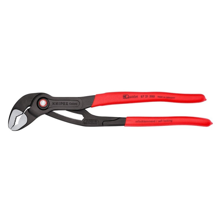 Santechninės replės KNIPEX Cobra su greitu fiksavimu 300mm