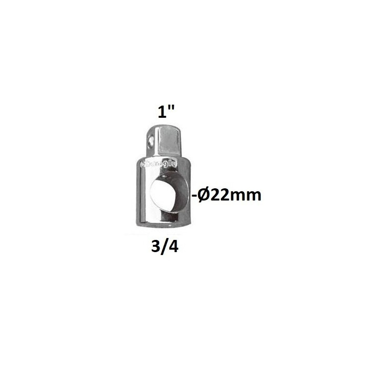 Adapteris 3 krypčių 3/4" - 1"