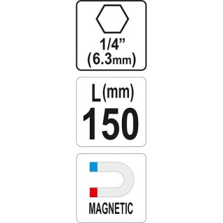 Magnetinis antgalių laikiklis 150mm