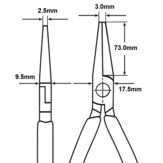 Prailgintos replės 200mm KNIPEX