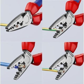 Replės laidų užspaudimui KNIPEX 180mm