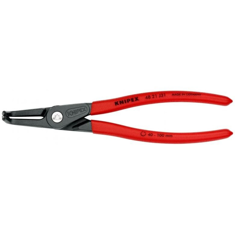 Replės vidiniams žiedams. Lenktos 210mm ( 40-100mm) KNIPEX