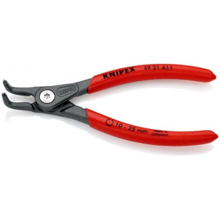 Replės išoriniams žiedams. Lenktos 130mm ( 10-25mm) KNIPEX