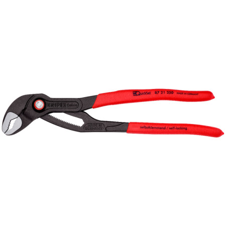 Santechninės replės KNIPEX Cobra su greitu fiksavimu 250mm