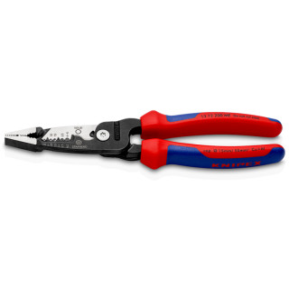 Replės elektros instaliacijos darbams daugiafunkcinės 200mm KNIPEX