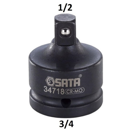 Smūginis adapteris 3/4"(F) - 1/2"(M)