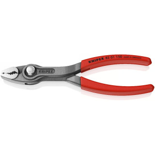 Santechninės replės 150mm (dvigubo griebimo) KNIPEX (su fiksavimu)