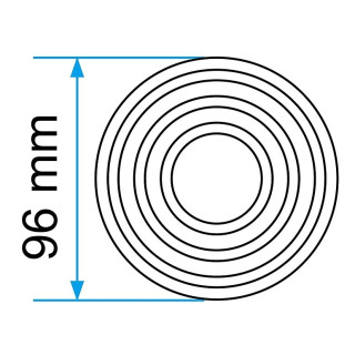 Padas guminis domkratui 96mm