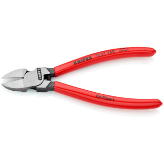 Šoninio kirpimo replės plastikui 160mm KNIPEX