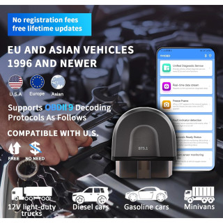 Diagnostikos įranga automobiliui OBD2 Bluetooth B25